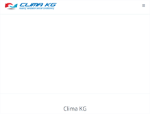 Tablet Screenshot of climakg.com